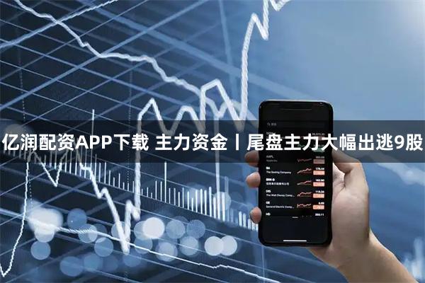 亿润配资APP下载 主力资金丨尾盘主力大幅出逃9股